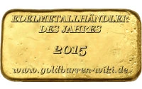 Edelmetallhändler des Jahres 2015 Edelmetallhändler des Jahres 2015