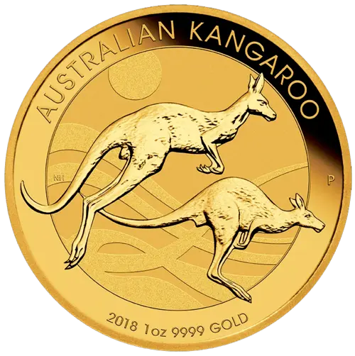 1 Unze Gold Australien Känguru 2018