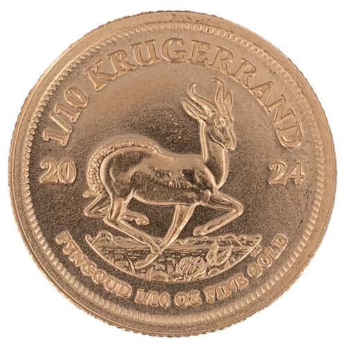 1/10 Unze Gold Krügerrand 2024 (mehrwertsteuerfrei)