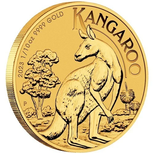 1/10 oz Gold Australien Känguru 2023