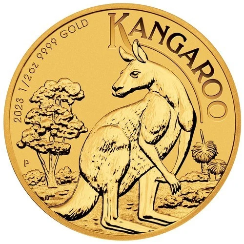 1/2 Unze Gold Australien Känguru 2023