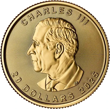 1/2 Unze GoldMaple Leaf 2025 Charles III.