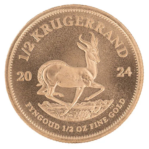 1/2 Unze Gold Krügerrand 2024 (mehrwertsteuerfrei)