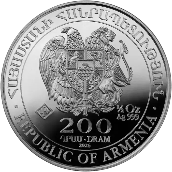 1/2 Unze Silber Armenien Arche Noah 2026 1/2 Unze Silber Armenien Arche Noah 2026