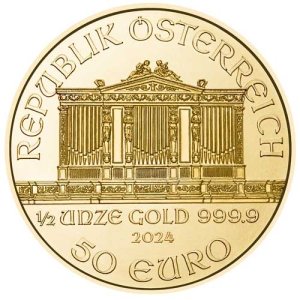 1/2 oz Gold Wiener Philharmoniker 2024