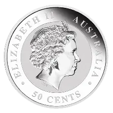 Rückseite der 1/2 Unze Silber Australian Koala 2014 von Hersteller Perth Mint