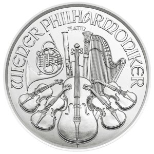 1/25 Unze Platin Wiener Philharmoniker 2023