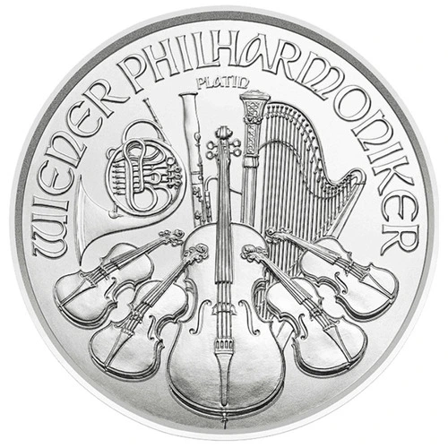 1/25 Unze Platin Wiener Philharmoniker diverse Jahrgänge