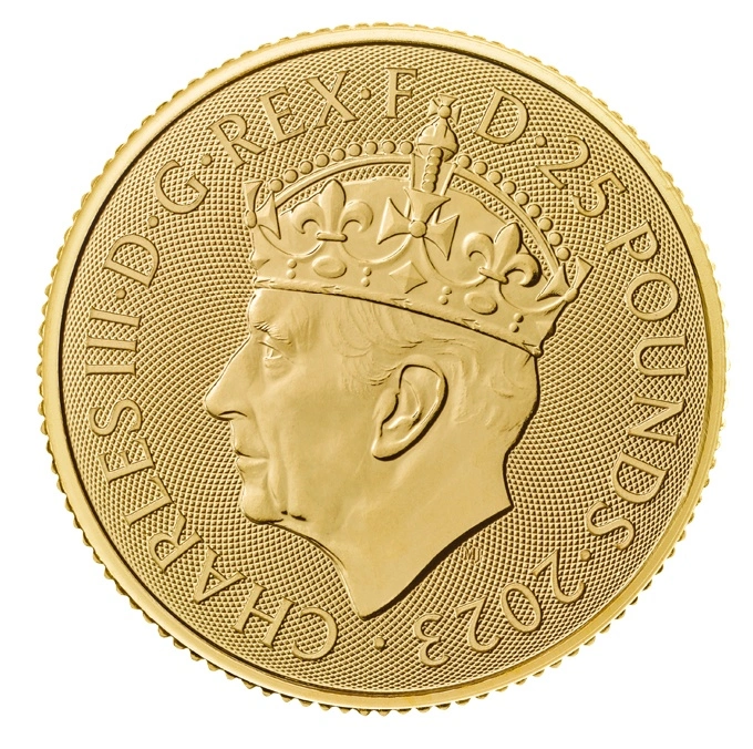 1/4 oz Gold Krönung Charles III. 2023