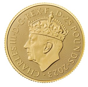 1/4 Unze Goldmünze Krönung Charles III. 2023