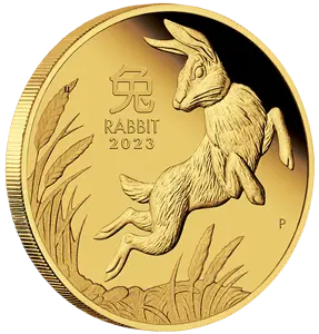 1/4 oz Gold Lunar III Hase 2023