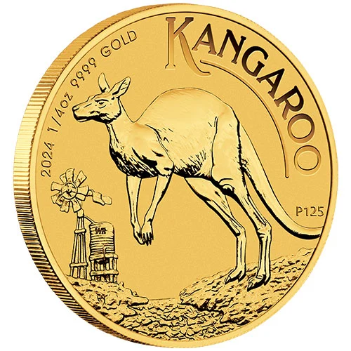 1/4 oz Gold Australien Känguru 2024