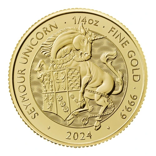 1/4 Unze Gold Tudor Beast 2024