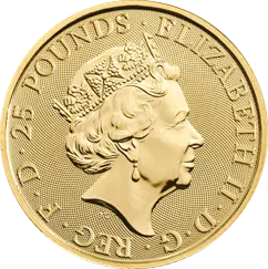 1/4 oz Gold The Royal Tudor Beasts - The Yale of Beaufort 2023