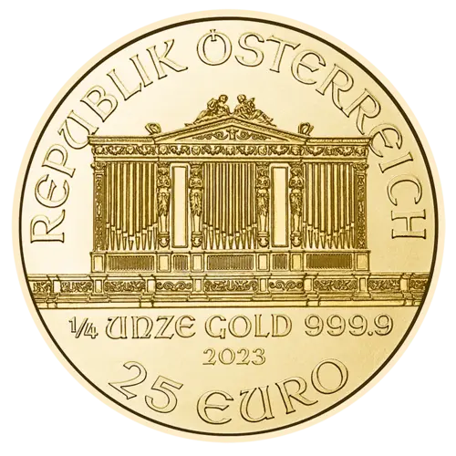 1/4 Unze Gold Wiener Philharmoniker 2023