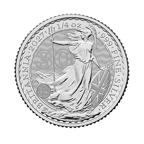 1/4 Unze Silber Britannia 2027 1/4 Unze Silber Britannia 2027
