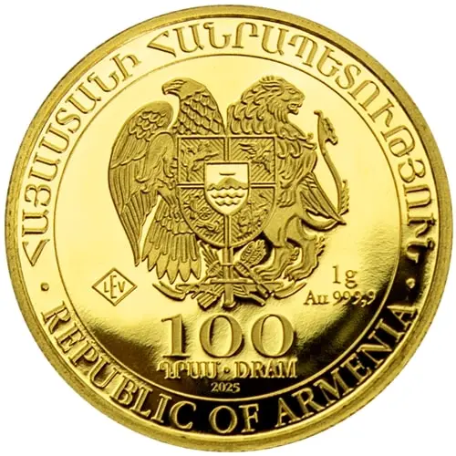 1 g Gold Armenien Arche Noah 2025