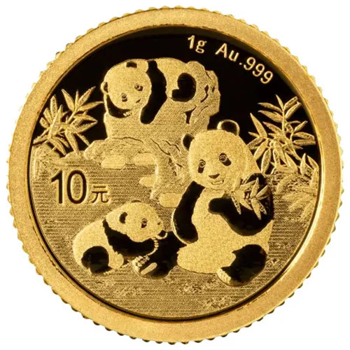 1 g gold china panda 2025