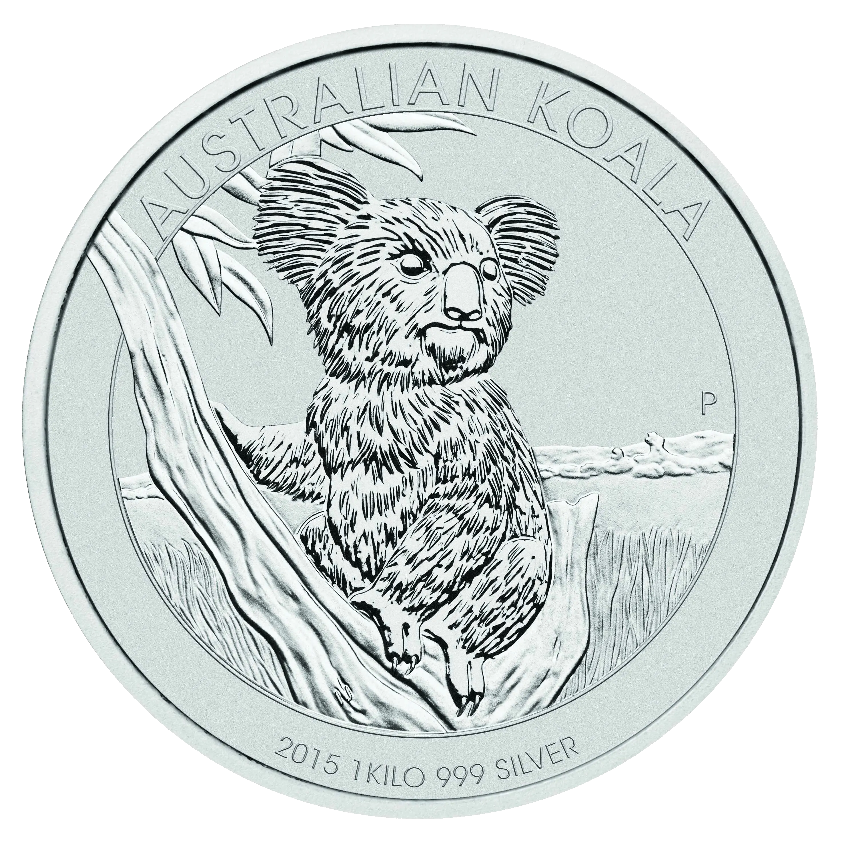 Vorderseite der 1 kg Silber Australian Koala 2015 von Hersteller Perth Mint