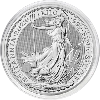 1 kg Silber Britannia 2023 Elizabeth II. 