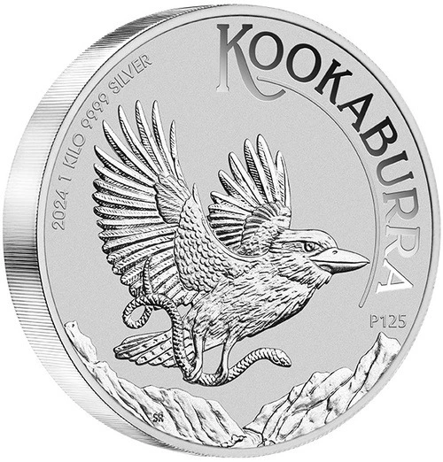 1 kg Silber Kookaburra 2024 Vorderseite