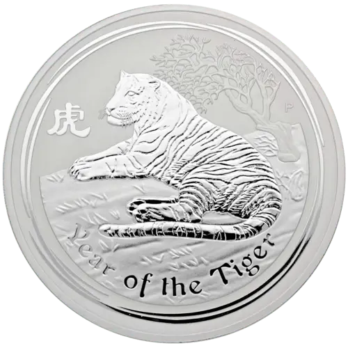 1 kg Silber Lunar II Tiger 2010 (differenzbesteuert)