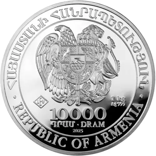 1 kg Silber Armenien Arche Noah 2025