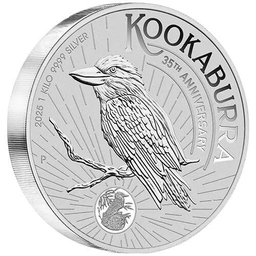 1 Kilo Silber Kookaburra 2025 Rand