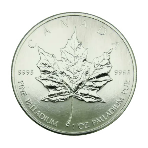 1 Unze Maple Leaf Palladium diverse Jahrgänge