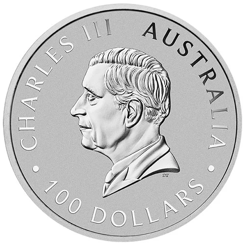 1 Unze Silber Australien Känguru 2025 Charles III.