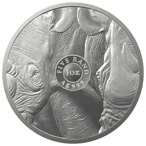 1 oz Silber The Big Five II Nashorn 2022