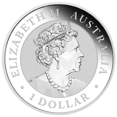 Rückseite der 1 Unze Silber Australien Emu 2020 von Hersteller Perth Mint