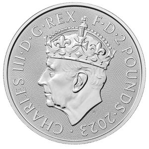 1 Unze Silber Krönung Charles III. 2023s III.