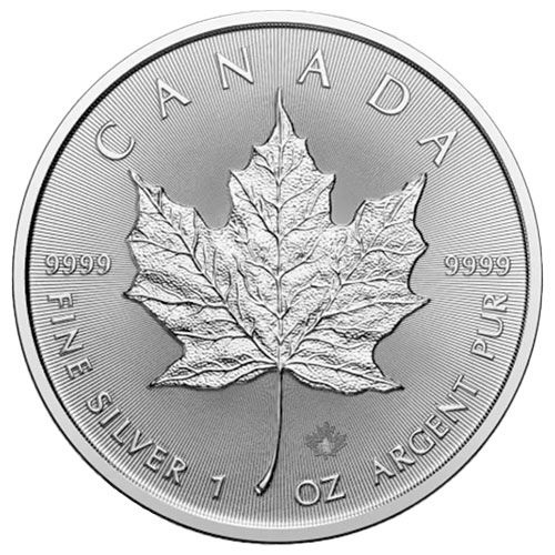 1 oz silber maple leaf 2025 vorderseite