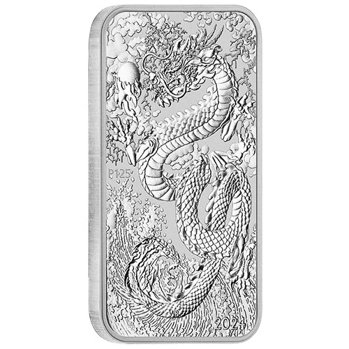 1 Unze Silber Münzbarren Rectangular Dragon 2024