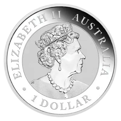 Rückseite der 1 Unze Silber Australien Wombat 2021 von Hersteller Perth Mint