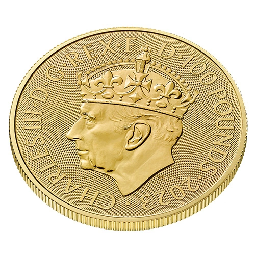 1 Unze Gold Britannia 2023 Charles III. mit Krone