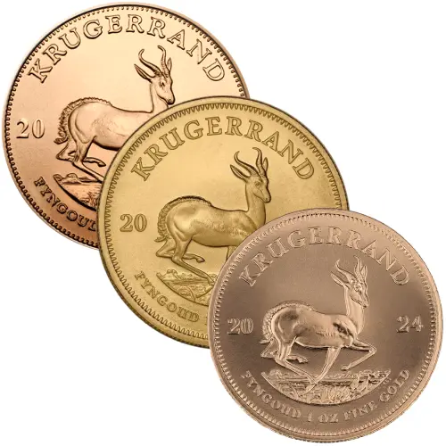 1 Unze Gold Krügerrand diverse Jahrgänge 1 Unze Gold Krügerrand diverse Jahrgänge