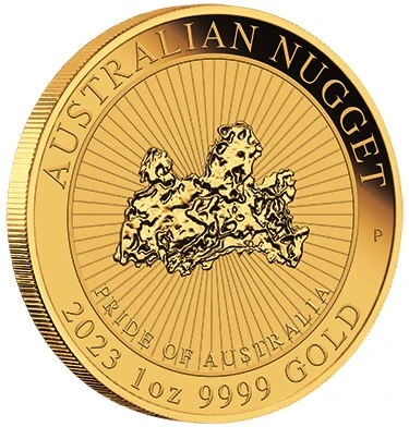 1 Unze Gold Australian Nugget Little Hero 2023 Vorderseite