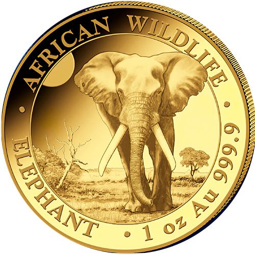 1 Unze Gold Somalia Elefant 2025