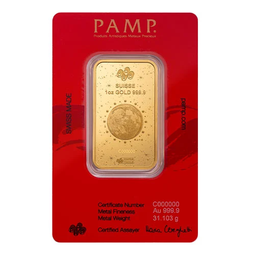 1 Unze Goldbarren PAMP Lunar Legends White Snake 2025