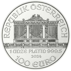 1 oz Platin Wiener Philharmoniker 2024