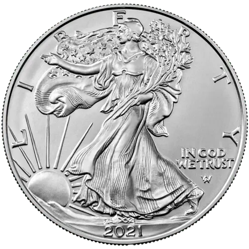 Rückseite 1 Unze Silber American Eagle Typ 2