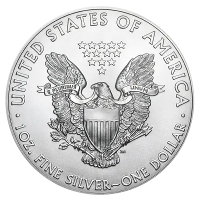 Vorderseite der 1 Unze Silber American Eagle diverse Jahrgänge von Hersteller United States Mint