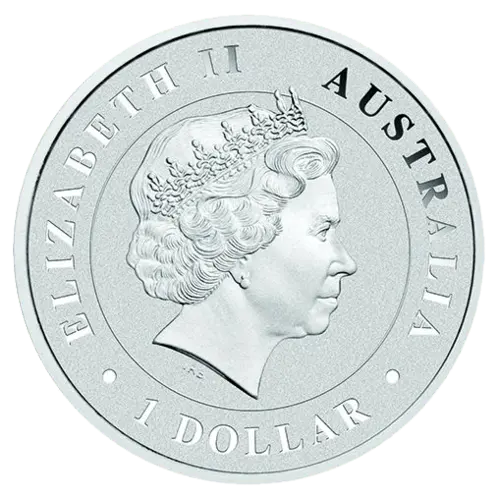 Rückseite der 1 Unze Silber Australien Trichterspinne 2015 von Hersteller Perth Mint