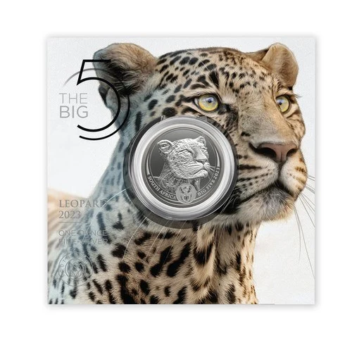 1 Unze Silber The Big Five II Leopard 2023 Verpackung