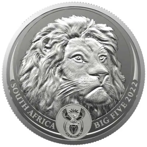 1 Unze Silber The Big Five Lion 2022