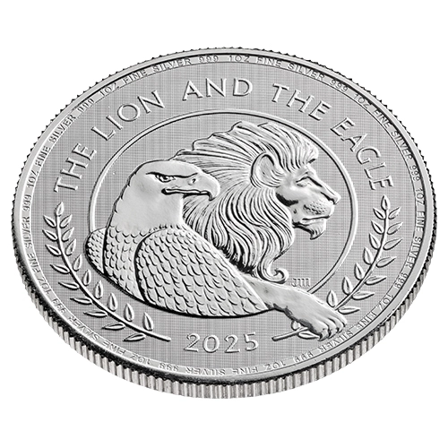 1 unze silber british lion and american eagle 2025