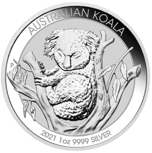 1 Unze Silber Koala 2021 Motiv