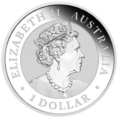 Rückseite von 1 Unze Silber Australian Koala 2021 von Hersteller Perth Mint